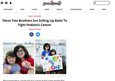 These Two Brothers Are Selling Lip Balm…ScaryMommy.comNovember, 2018